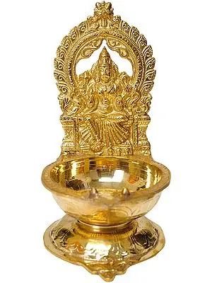 South Indian Goddess Durga Puja Lamp