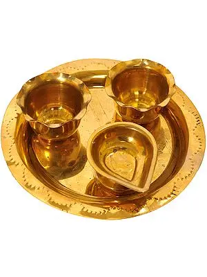 Small Puja Thali