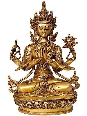 Chenrezig (Shadakshari Lokeshvara Tibetan Buddhist Deity)
