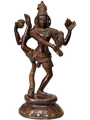 12" Urdhava Tandava In Brass | Handmade | Made In India