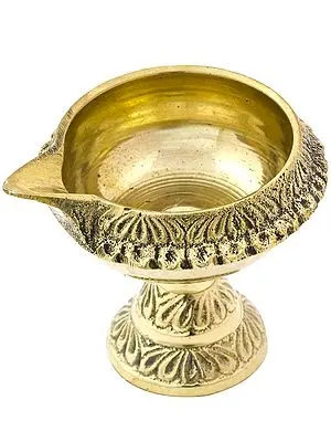 A Wick Puja Lamp
