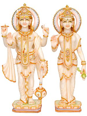 Lord Vishnu and Goddess Lakshmi