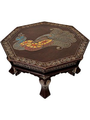 Octagonal Peacock Chowki