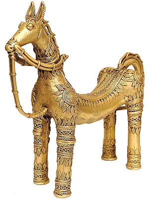 Horse (Folk Statue From Bastar)