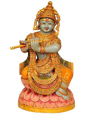 Krishna Playing on Flute