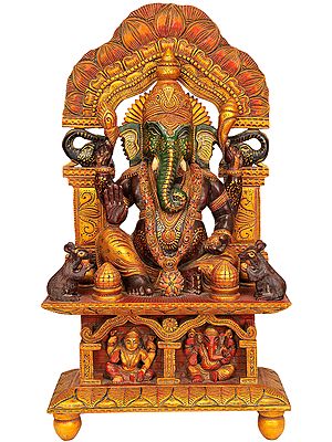 Enthroned Ganesha