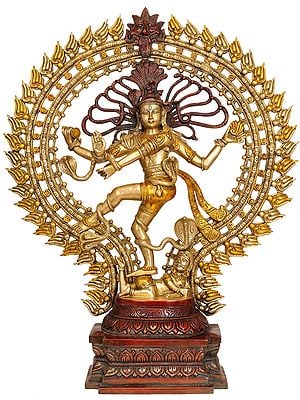 28" Large Size Nataraja In Brass | Handmade | Made In India
