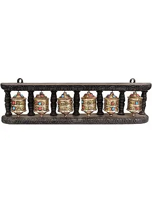 Set of Six Prayer Wheels