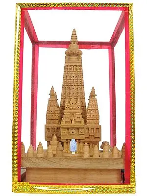 Mahabodhi Temple of Bodhgaya (With A Charger  to Illuminate Sanctum Sanctorum (Garbhagriha))
