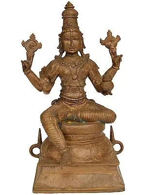 Seated Dhanvantari