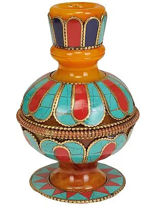 Tibetan Buddhist Ritual Vase