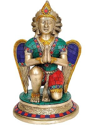 9" Garuda In Brass | Handmade | Made In India