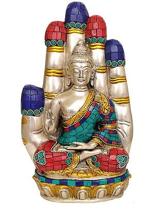 Buddha Seated in Blessing Hand