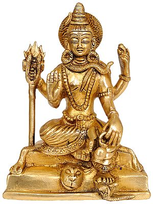 5" Bhagawan Shiva In Brass | Handmade | Made In India