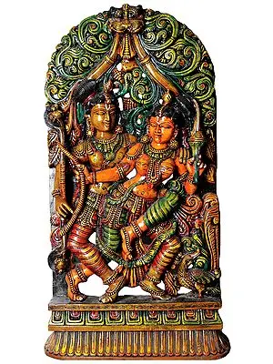 Kapasi Handicrafts Emporium Goddess Radharani Standing Decorative Statue Shri Krishna Arts VZK031 