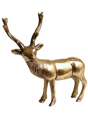 4" An Antelope In Brass | Handmade | Made In India