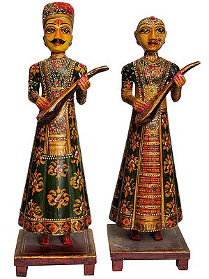 Folk Musician Pair