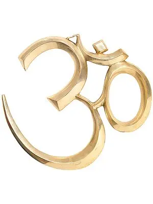 14" Om (Wall Hanging) In Brass | Handmade | Made In India