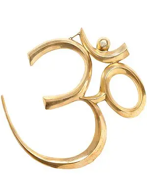 20" Big Om (Wall Hanging) In Brass | Handmade | Made In India