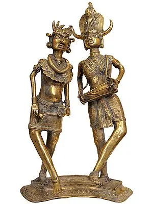 Folk Entertainment - Tribal Couple Dancing