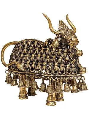 Nandi - Vehicle of Shiva (Tribal Statue from Bastar)