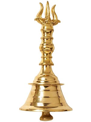 Trishul (Trident) Ritual Handheld Bell