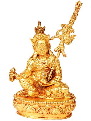 Guru Padmasambhava Small Statue from Nepal