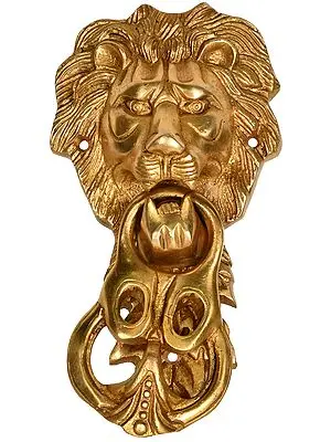 Lion Head Door Knocker