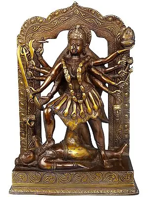 11" Kali - The Boon of Freedom | Brass | Handmade | Made In India