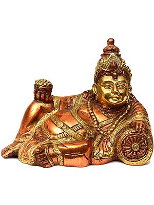 Kubera - The Lord of Wealth In Brass | Handmade | Made In India