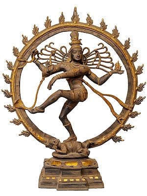 25" Nataraja (Bhagawan Shiva's Tandava) In Brass | Handmade | Made In India