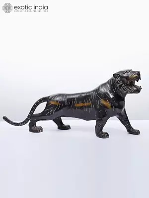 13" Black Cat In Brass | Handmade | Made In India