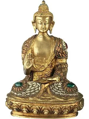 Lord Buddha Preaching His Dharma - Tibetan Buddhist