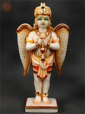Standing Garuda in Namaskaram Mudra
