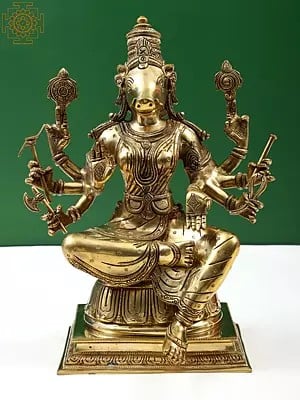 13" Superfine Statue of Goddess Varahi - Bestower of Siddhi In Brass