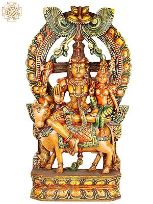 Shiva and Parvati on Nandi