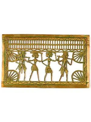 Tribal Procession Wall Hanging