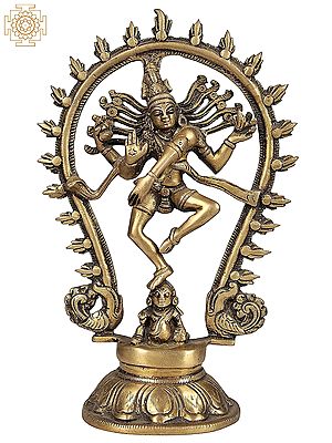 Lord Shiva as Nataraja In Brass | Handmade | Made In India