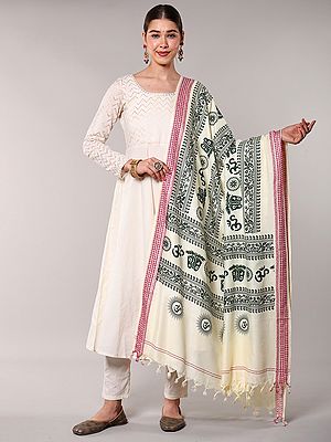 Printed Om Namah Shivai Prayer Shawl