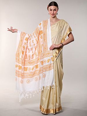 Printed Om Namah Shivai Prayer Shawl