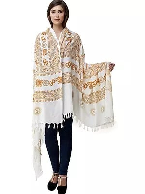 Printed Om Namah Shivai Prayer Shawl