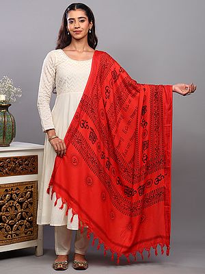 Printed Om Namah Shivai Prayer Shawl