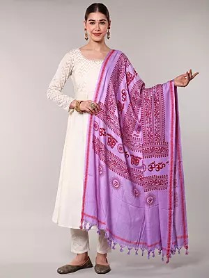 Printed Om Namah Shivai Prayer Shawl