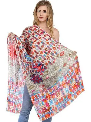 Multi-color Digital Printed Stole