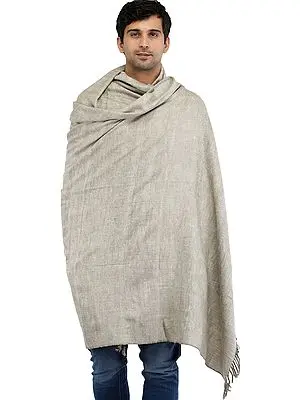 Cobblestone Plain Men's Dushala (Chaddar) from Kullu