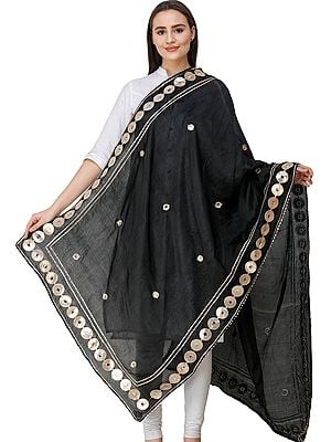 Dupatta from Amritsar Embellished with Patch Border
