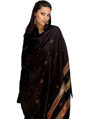 Black Shawl from Kullu