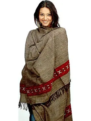 Gray Shawl from Kullu