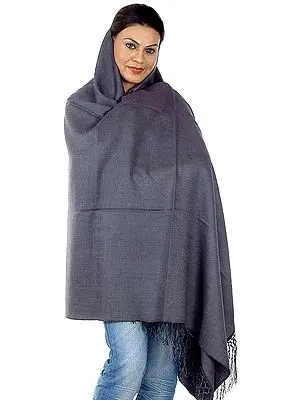 Plain Gray Shawl