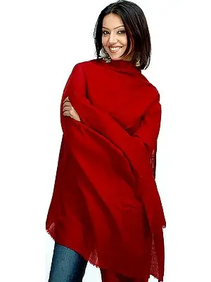 Plain Maroon Shawl